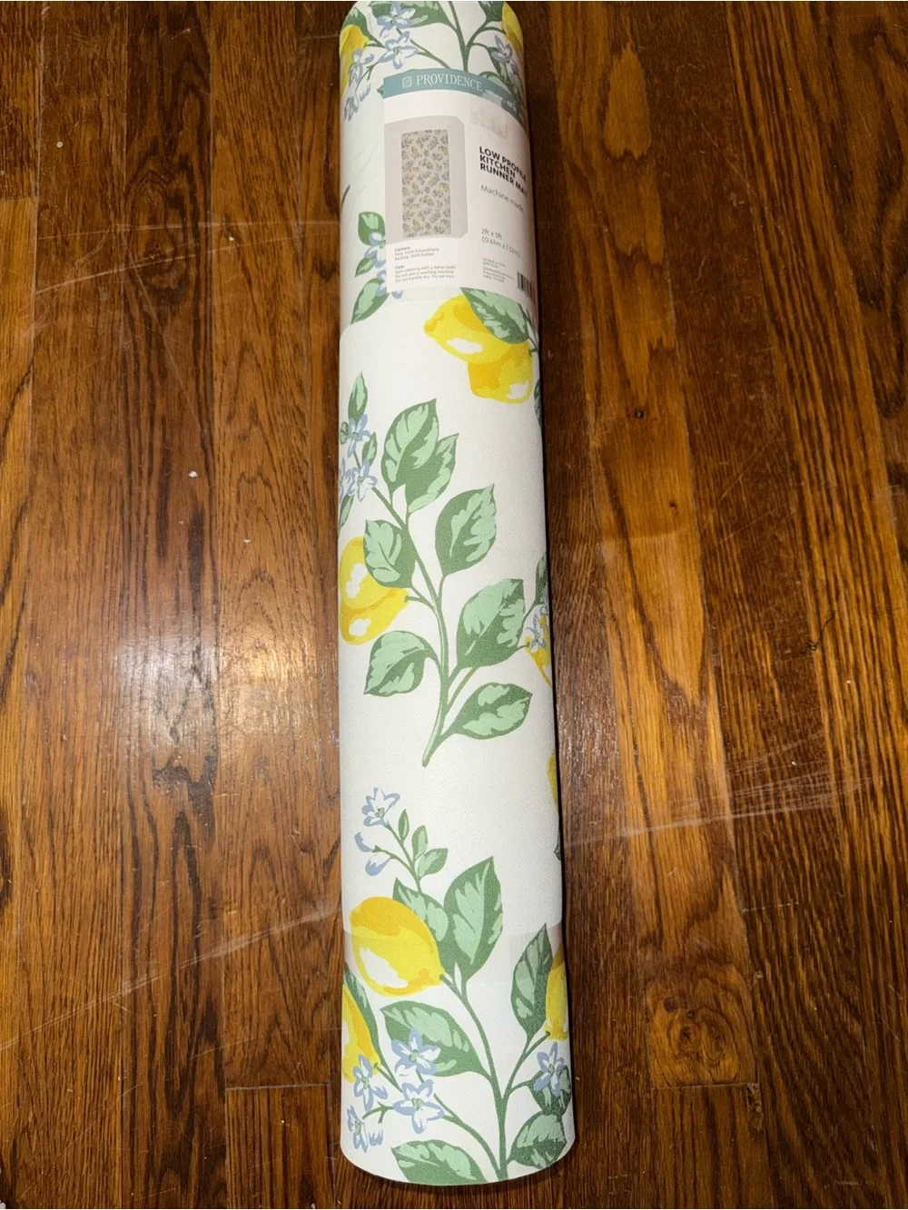 Lemon Pattern Memory Foam Kitchen Runner - Yellow